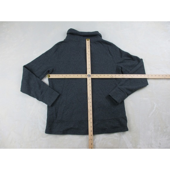 Under Armour Sweater Womens Medium Gray Logo Full Zip Loose Cold Gear Ladies - Picture 5 of 8